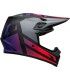 Casque motocross Bell MX-9 Mips Alter Ego noir fuchsia matt