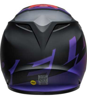 Casco Cross Bell MX-9 Mips Alter Ego nero viola opaco