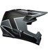 Casco Cross Bell MX-9 Mips Twitch nero bianco opaco