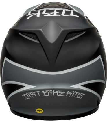 Casco Cross Bell MX-9 Mips Twitch nero bianco opaco