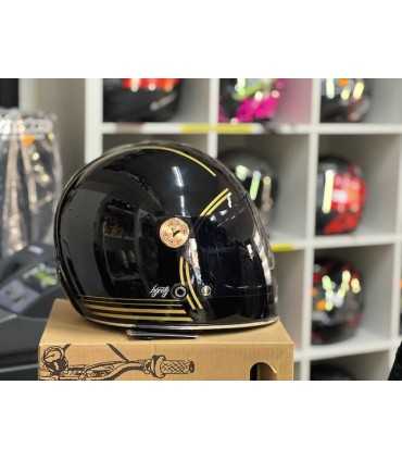 CASQUE BY CITY ROADSTER GOLD BLACK