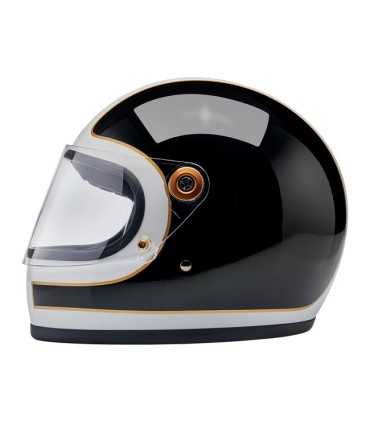 Casco Biltwell Gringo S vintage gloss white black tracker