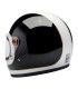 Casco Biltwell Gringo S vintage gloss white black tracker