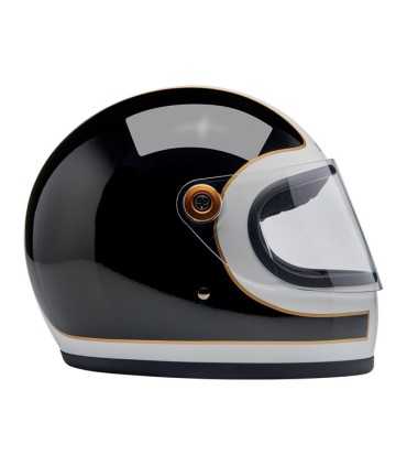 Casque Biltwell Gringo S gloss white black tracker