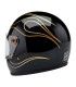 Casco Biltwell Gringo S gloss black flames