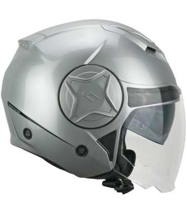 Casco jet Cgm ILLINOIS silver