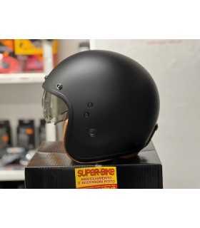 Helm jet Scorpion Belfast Evo Luxe schwarz matt