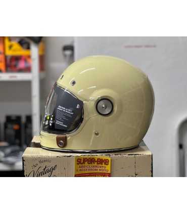 Casco vintage Stormer Glory crema