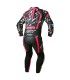 Combinaison moto en cuir Rst ProSeries EVO Airbag noir pink