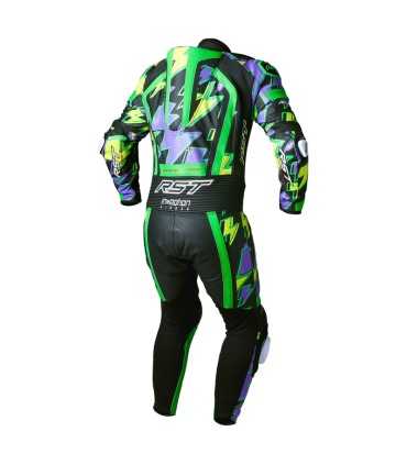 Rst ProSeries EVO Airbag green leather suit