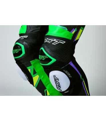 Rst ProSeries EVO Airbag green leather suit