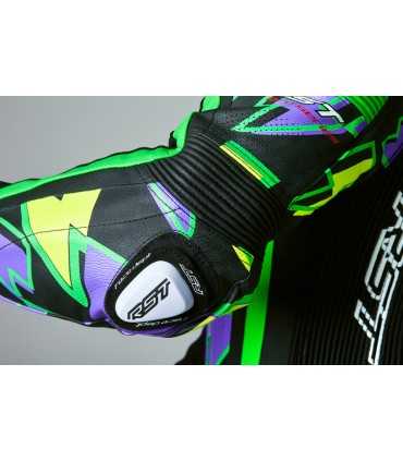 Rst ProSeries EVO Airbag green leather suit