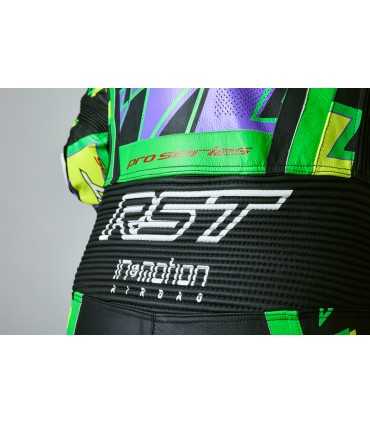 Combinaison moto en cuir Rst ProSeries EVO Airbag vert