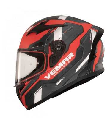 Casco Vemar Ghibli nero rosso