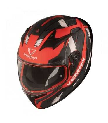 Casco Vemar Ghibli nero rosso