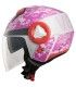 Casque jet Vemar Breeze pink