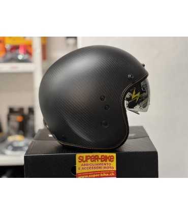 Casco jet Scorpion Belfast Evo carbon opaco