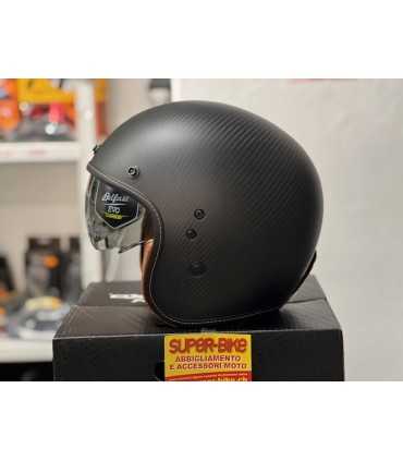 Casco jet Scorpion Belfast Evo carbon opaco