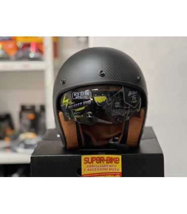 Casco jet Scorpion Belfast Evo carbon opaco