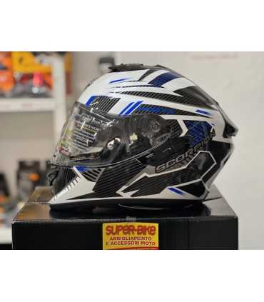 Casco Scorpion Exo 1400 Evo air Shell blu