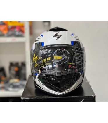 Casco Scorpion Exo 1400 Evo air Shell blu