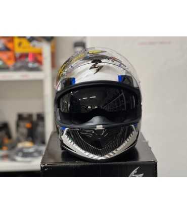 Casco Scorpion Exo 1400 Evo air Shell blu