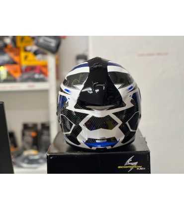 Casco Scorpion Exo 1400 Evo air Shell blu