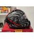 Casco LS2 FF805 Thunder C Sputnik carbon rosso