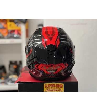 Casco LS2 FF805 Thunder C Sputnik carbon rosso