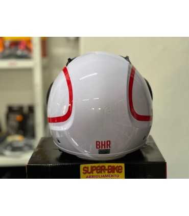 Casco jet BHR 804 Top Splash bianco