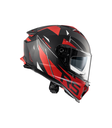 Casque Premier Typhoon RS 92 BM noir rouge matt