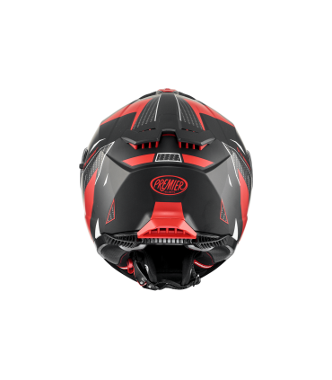 Casque Premier Typhoon RS 92 BM noir rouge matt