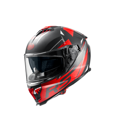 Casque Premier Typhoon RS 92 BM noir rouge matt