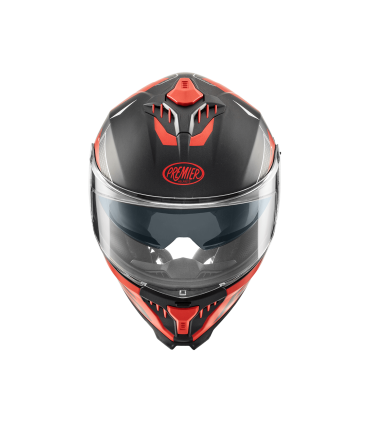 Casque Premier Typhoon RS 92 BM noir rouge matt