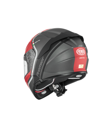 Casque Premier Devil PH 17 BM gris rouge