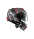 Casco Premier Typhoon BA 17 BM grigio rosso opaco