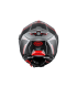 Casco Premier Typhoon BA 17 BM grigio rosso opaco