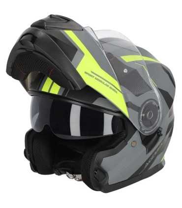 Acerbis Serel flip up helmet black yellow