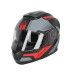 Casco Acerbis Serel nero rosso opaco