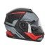 Helm Acerbis Serel schwarz rot matt