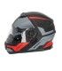 Casco Acerbis Serel nero rosso opaco