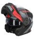 Casco Acerbis Serel nero rosso opaco