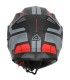 Casco Acerbis Serel nero rosso opaco