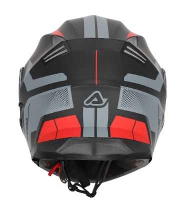 Casque Acerbis Serel noir rouge matt