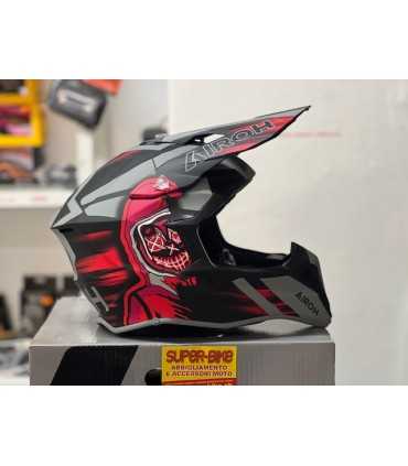 Airoh Wraaap Cyber red matt helmet