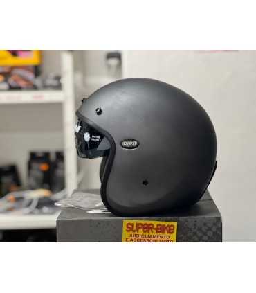 Casco jet in fibra Cgm Porto grigio opaco