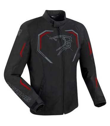 Veste moto Bering Dundy noir rouge