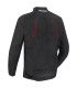 Motorrad jacke Bering Dundy schwarz rot