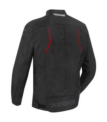 Bering Dundy motorcycle jacket black red