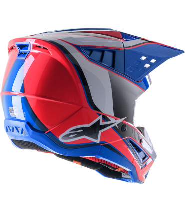 Casco motocross Alpinestars SM5 Sail blu rosa